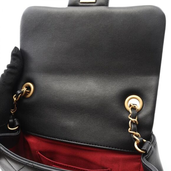 Chanel Lambskin Top Handle Shoulder Bag - Picture 5 of 9